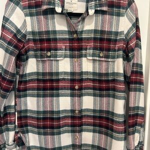 American Eagle Plaid Flannel Shirt